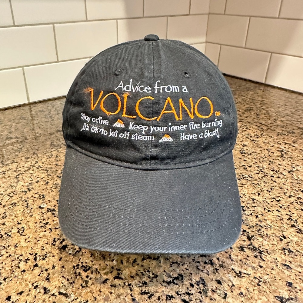 Hawaii Volcanoes National Park "Advice from a Volcano" OC Hat Strap Back Cotton